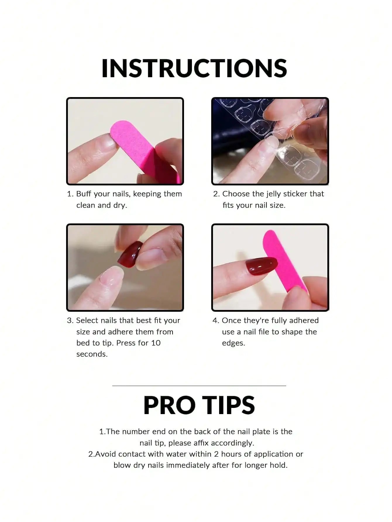 24pcs/set Short Square Fake Nails for Women Cute Bride Heart White French Tips Faux Ongles Y2k Press on False Nail Supplies