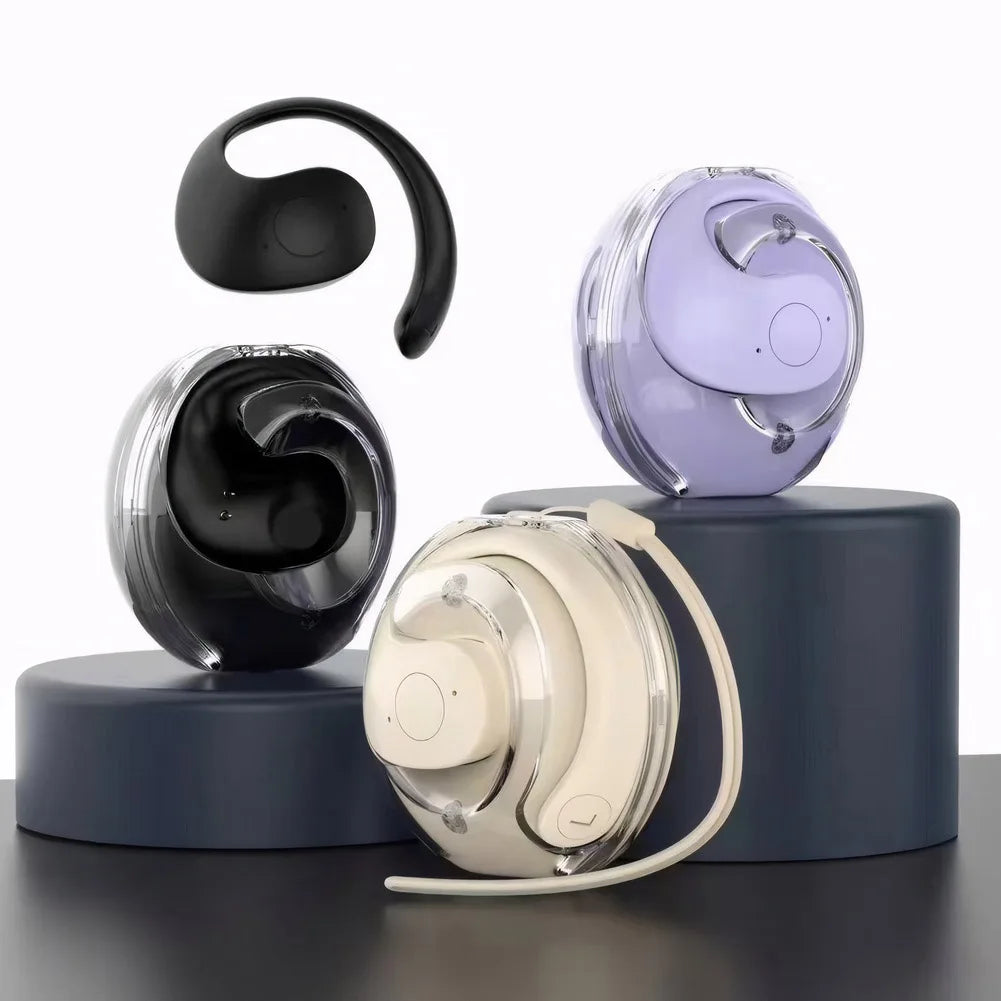AI Real-time Language Translation Earphones Wireless BT 144 Languages Ear Hanging Headphone Translator for Travel Business