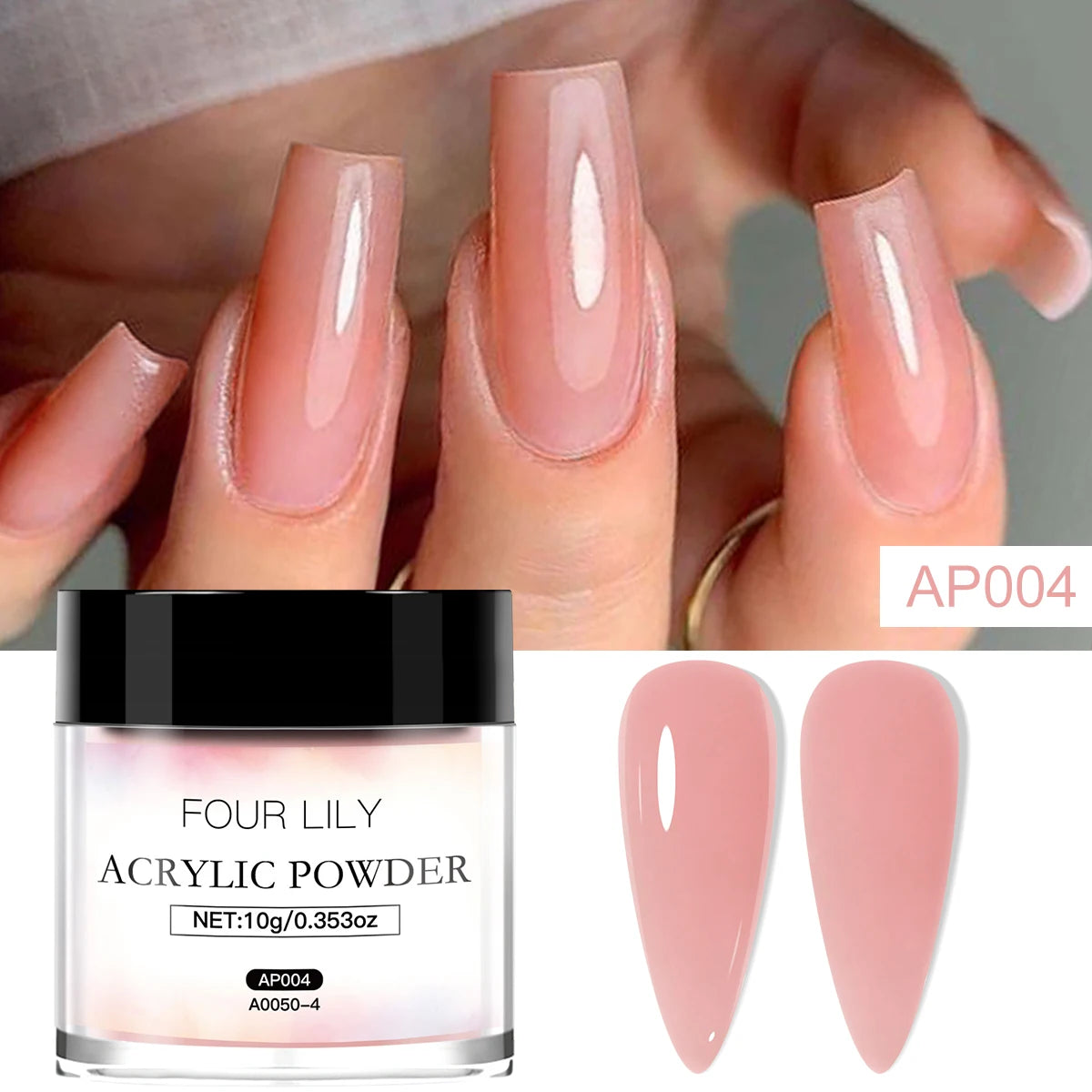 10g Acrylic Nail Powder Nude Pink White Transparent Nail Supplies No Need Lamp Cure Professional Powder for Nails Extension