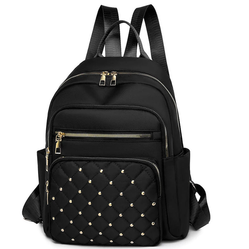 Travel backpack, double-shoulder bag, fashionable travel schoolbag, women's large-capacity multi-purpose bag
