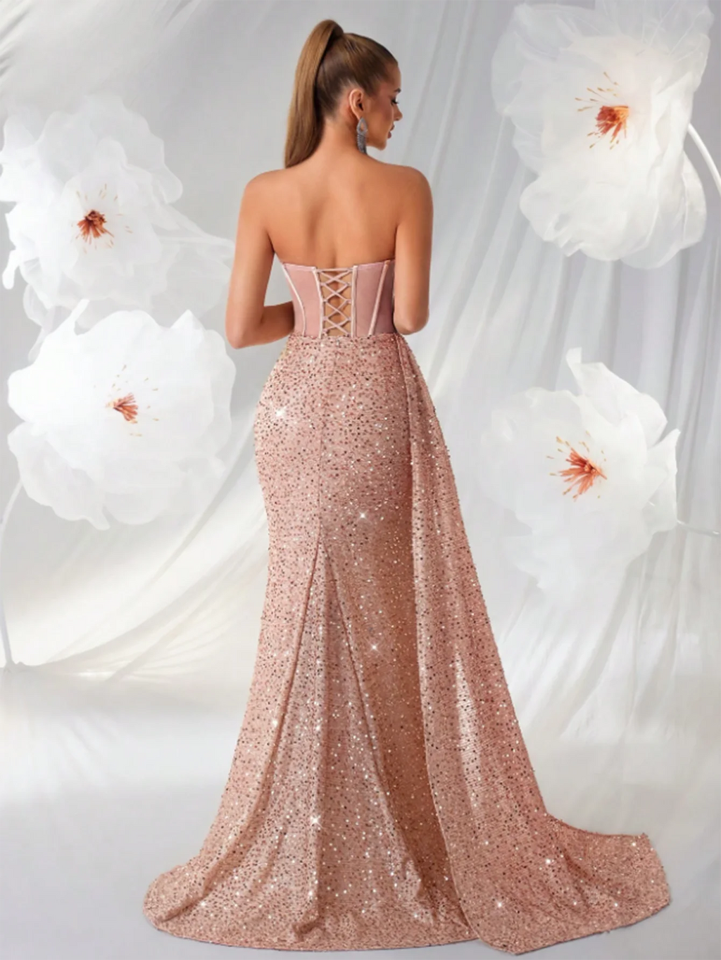 2026 Elegant Bridesmaid Dress Prom Evening Gown for Women Party Dresses Stylish Bridal Attire in Multiple Sizes
