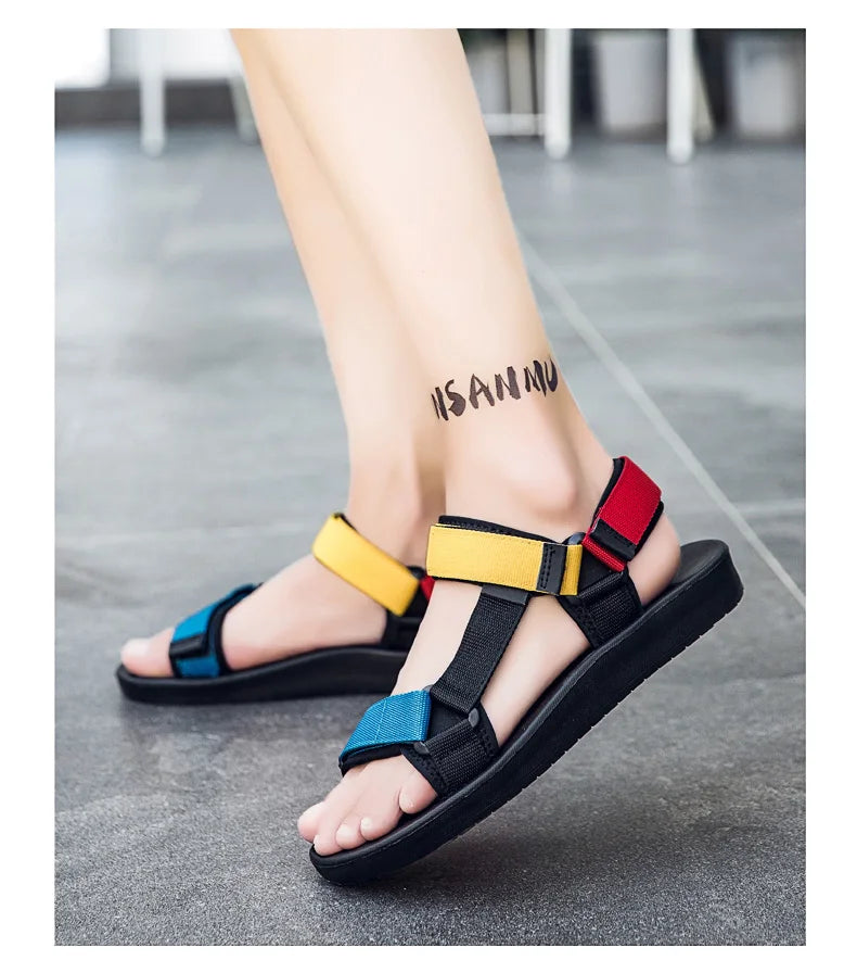 Men Sandals EVA Light Soft 2024 New Summer Casual Shoes Men Water Shoes Beach Sandals Men Couple Shoes Slippers Women Sandals