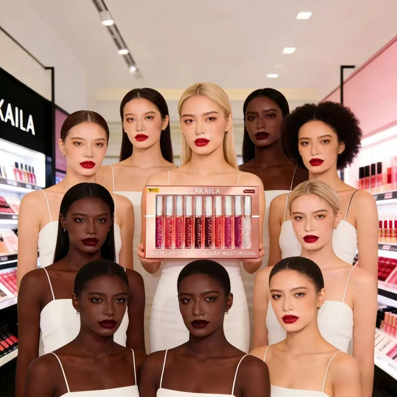 Matte Liquid Lipstick & Lip Oil Set – 10pc Waterproof Velvet Lip Gloss