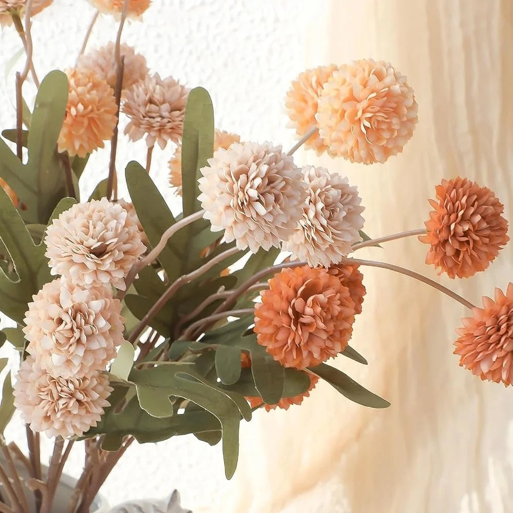 1Pcs Artificial Flowers Bouquet 51CM Hydrangea Fake Flowers for Home Decor Gardern Wedding Decoration Valentine's Day Ornament