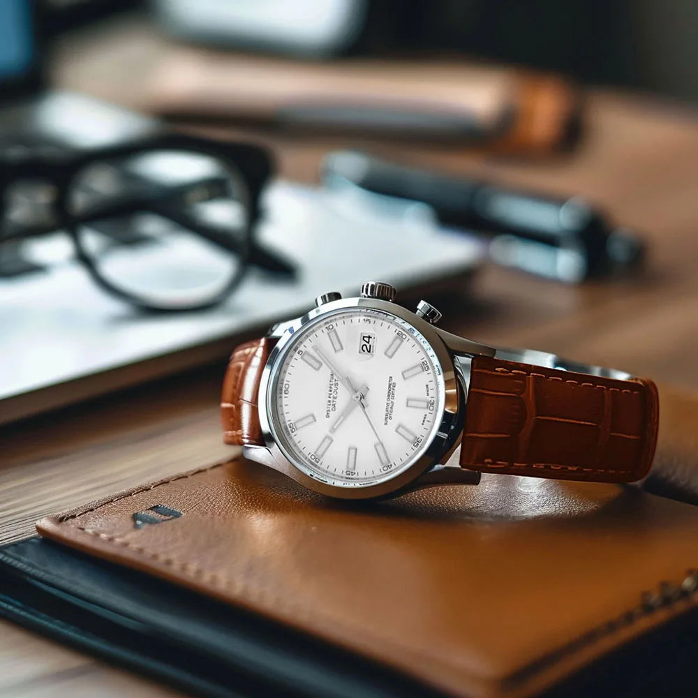 Premium Genuine Leather Watch Band – Multi-Size Wrist Strap