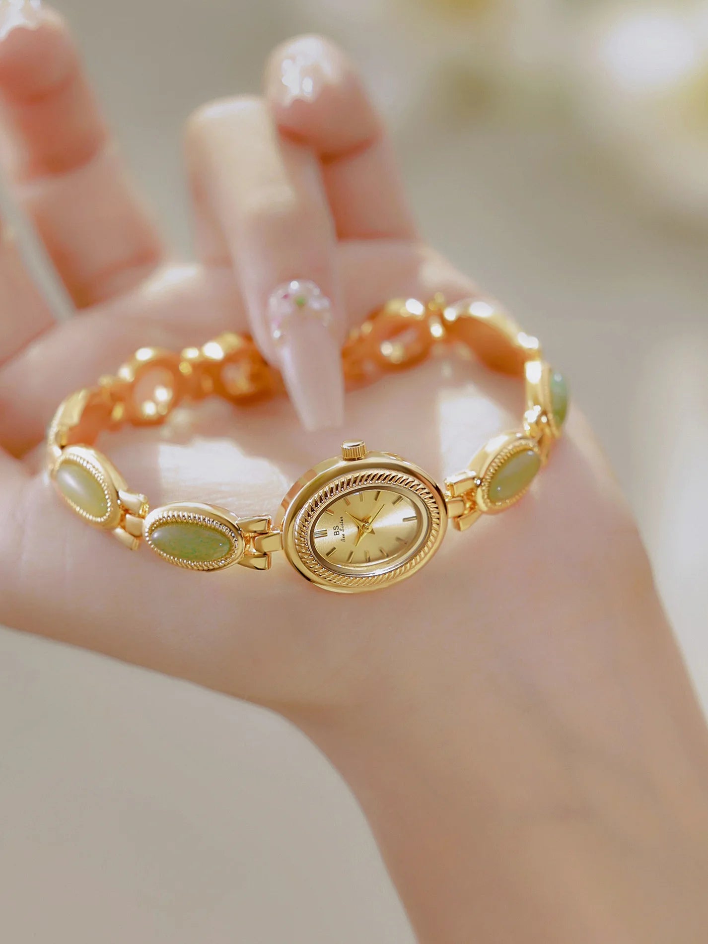 Women Bracelet Watches For Ladies Wrist Watches 2025 Top Brand Luxury relogio feminino Gold Oval Rhinestone dropshipping Fashion