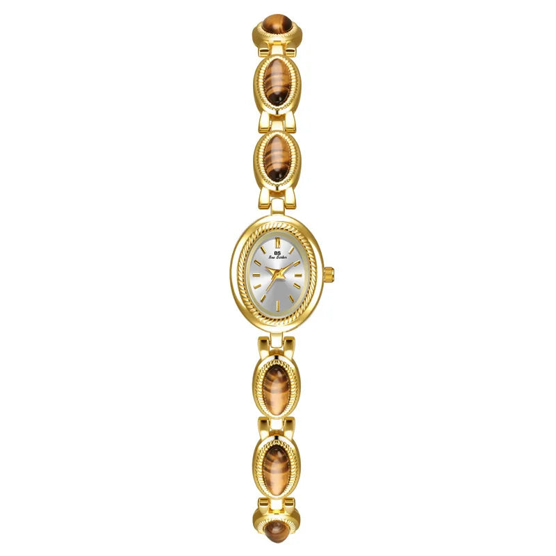 Women Bracelet Watches For Ladies Wrist Watches 2025 Top Brand Luxury relogio feminino Gold Oval Rhinestone dropshipping Fashion