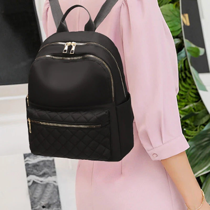 Men's and Women's New Trendy Travel Oxford Cloth Small Backpacks, Women's Versatile Canvas Bags, School Bags