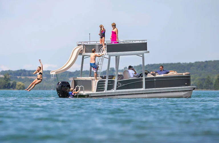 Inflatable Pontoon Yacht 16ft, High Quality Foldable Water Craft for Seaside Entertainment Fun