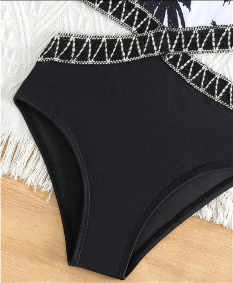 Summer Bikini Mother Daughter Father Son Swimsuit Parent-Child Family Swimming Costume Family Matching Beach Sunny Swimwear