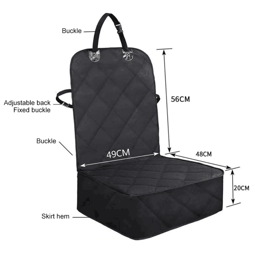 Pet Cat Dog Carrier Mat Seat Cover Car Rear Back Seat Mat Waterproof Non-Slip Back Seat Pet Cover Protector for Cars Trucks SUV