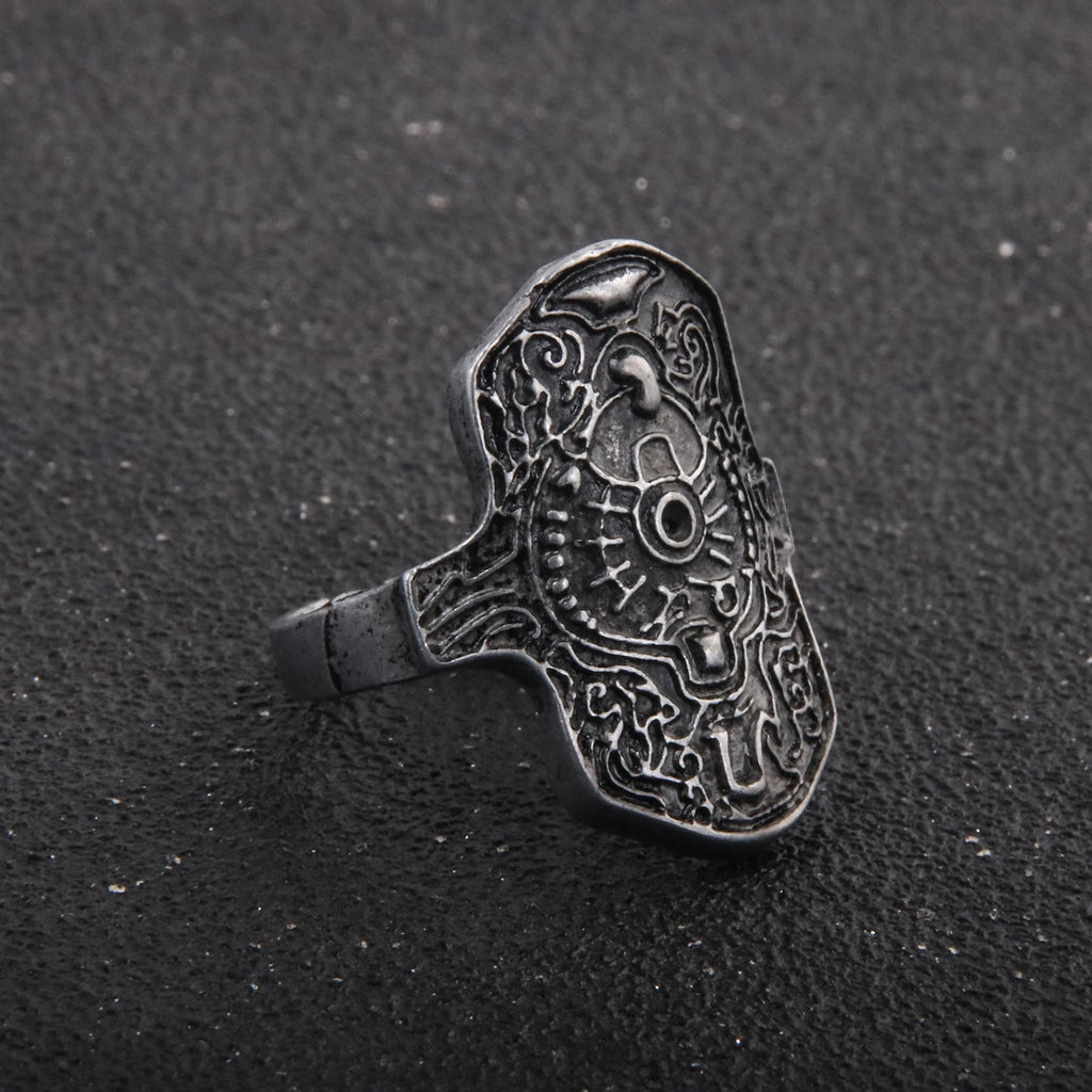 Game Dark Souls Series Men Rings Havel's Demon's Scar Chloranthy Badge Adjustable Ring Male Fans Cosplay Jewelry Accessories