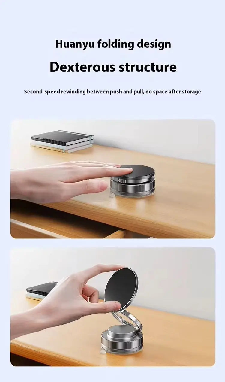 Magnetic Phone Holder for car 360° Rotatable Foldable & Adjustable Magnetic Car Mount ,Suction Cup Phone Holder for Car/Mirror