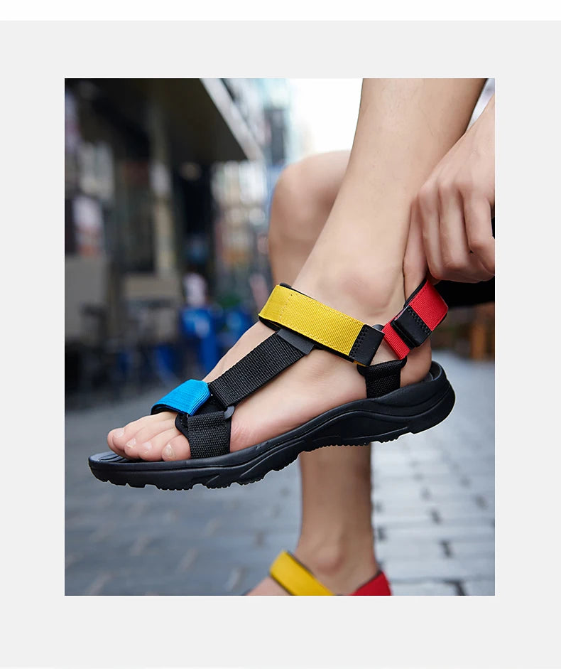 Men Sandals EVA Light Soft 2024 New Summer Casual Shoes Men Water Shoes Beach Sandals Men Couple Shoes Slippers Women Sandals