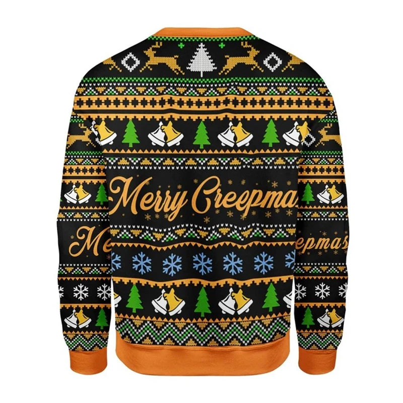 Ugly Christmas Sweater Women Men 3d Print Autumn Winter Pullover Cartoon Pattern Men Clothing New Casual Daily Wear Sweatshirts