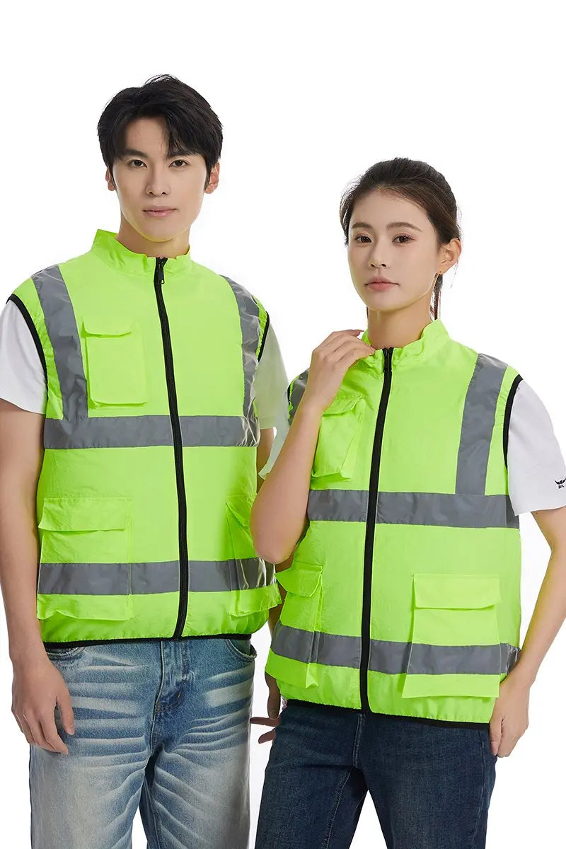 AKOOUS 6500 RPM 12V/5V USB 3-Fans Cooling Vest Air Conditioned Clothes Men Women Outdoor Work Fishing Body Cooling Jacket