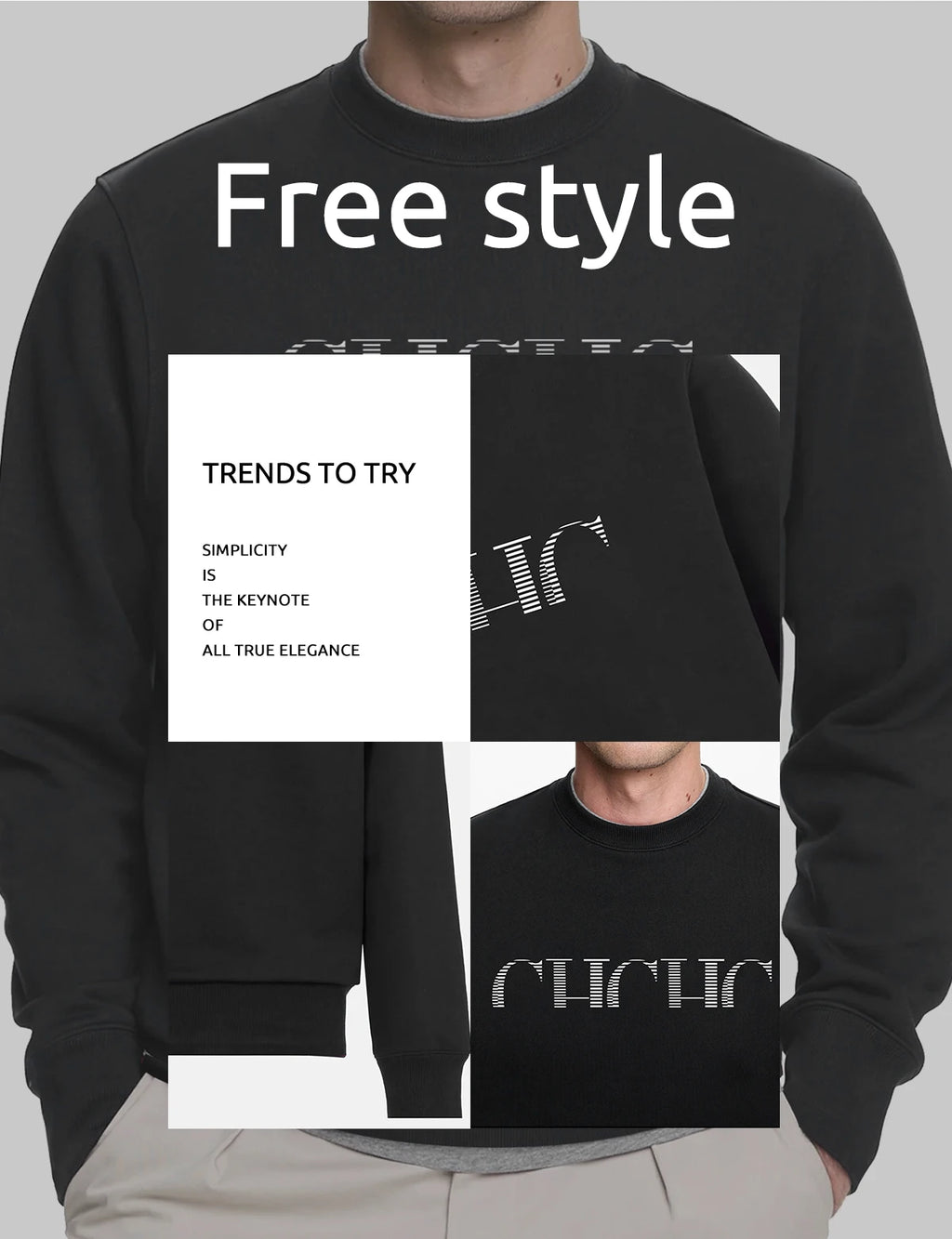 CHCH New Casual Sweatshirts Men Hoodies 2024 Pullover Streetwear Solid Hoodie Basic Crewneck Hoody Hoodies