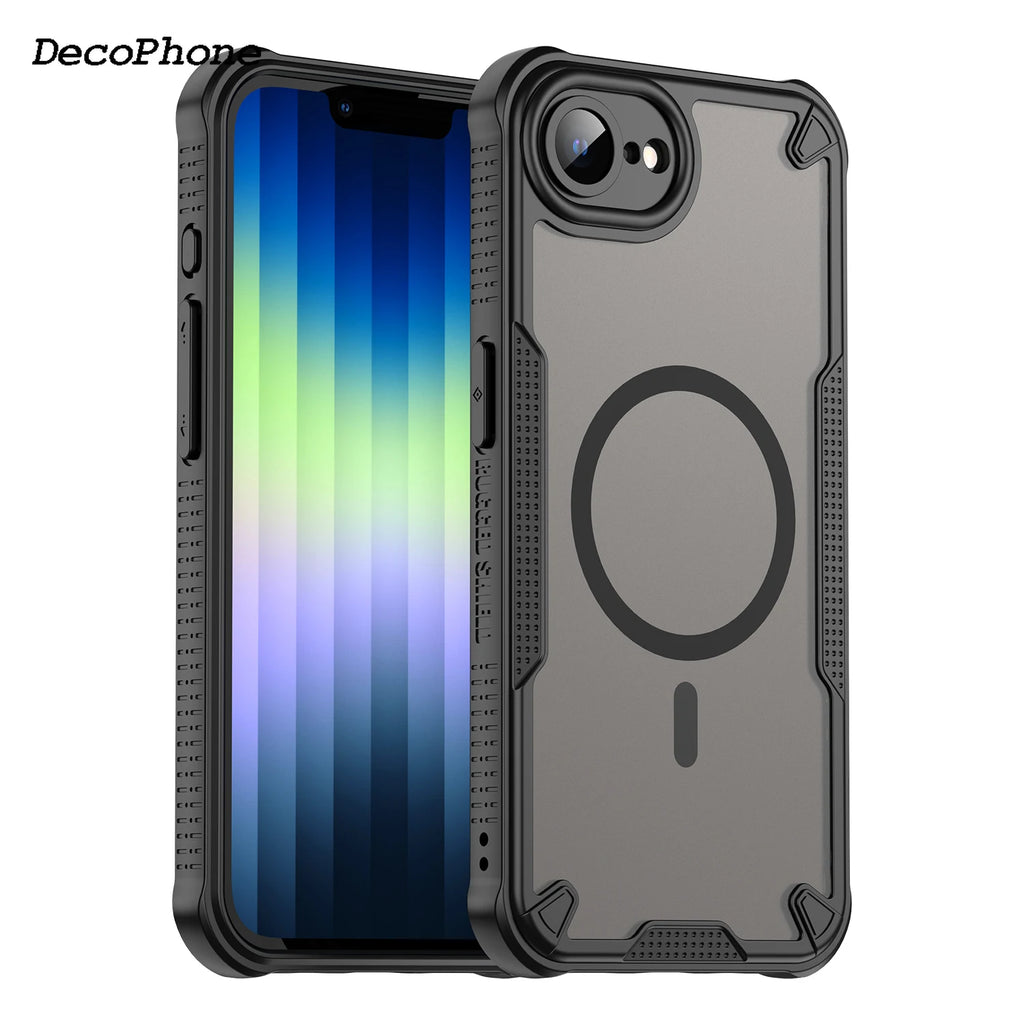 Translucent Matte Armor Case For iPhone 17e Skin-Friendly Matte Full Back Case For iPhone 17e Cover For iPhone 17e/16e Case