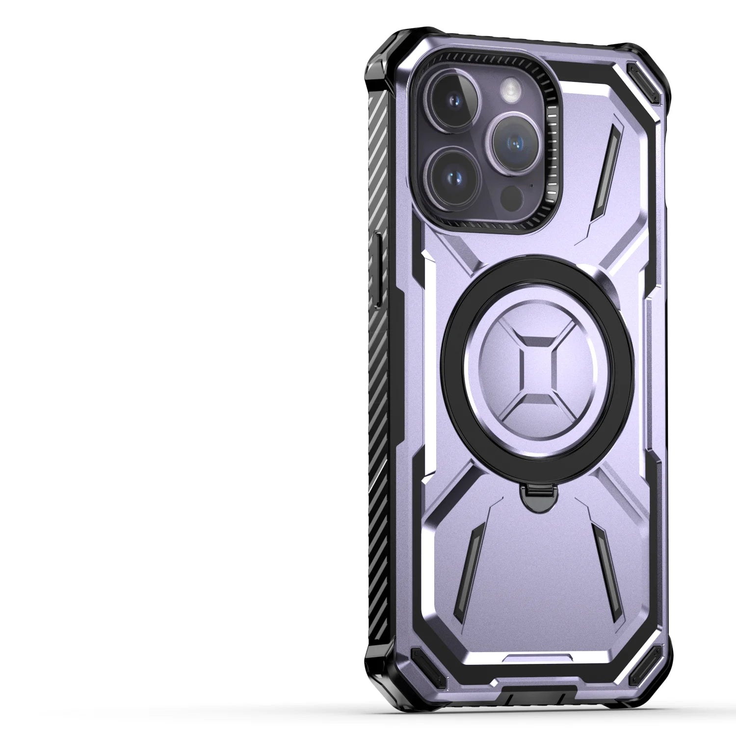 Stand Case for iPhone 16e/16/15/14/13/12/11 Pro Max XR SE 2022 7 8 Case [Compatible with Magnetic][Invisible Magnet Kickstand]