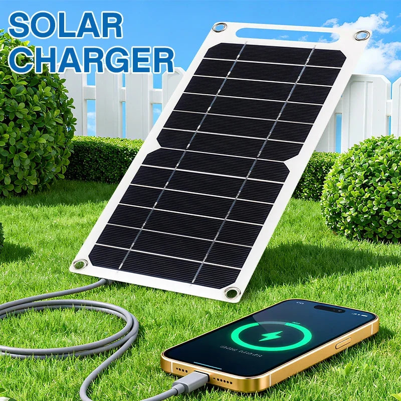5V 35W Sunpower Portable Solar Panel With USB Safe Stabilize Charger For Phone Power Bank Outdoor Camping Home RV Gift Use