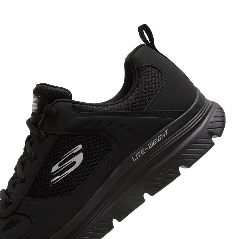 Skechers Men's Sports Shoes, Mesh Breathable Walking Shoes, Outdoor Lightweight, Wear-Resistant, Low-Top Casual Shoes 8790230-Bbk