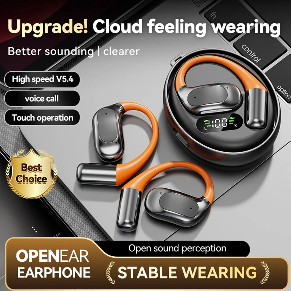 Wireless Bluetooth Translator Headset 144 Languages AI Translator Headphones Real Time Language Translators BT5.4 AI Headphone