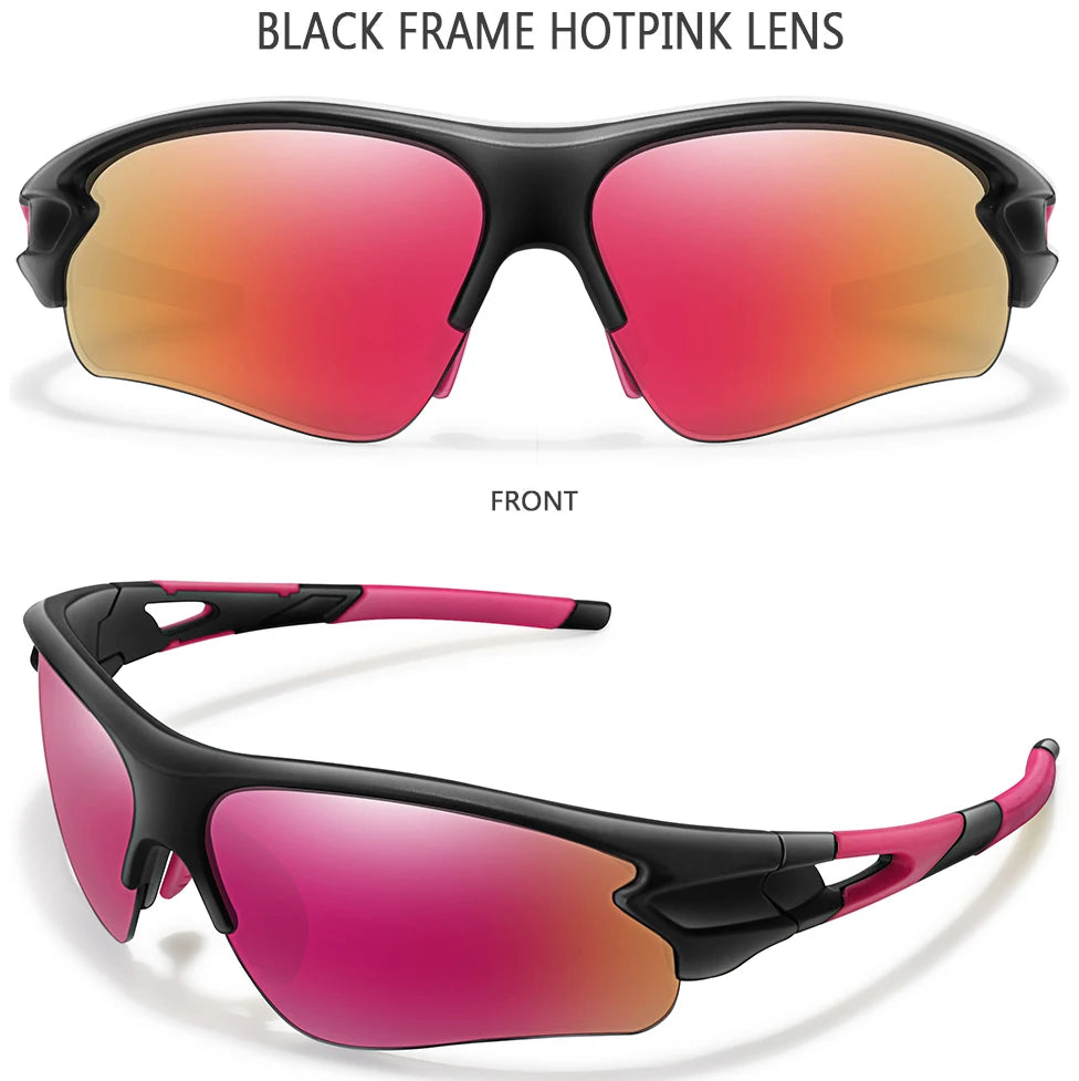 Brand Fashion Women Men Sunglasses Outdoor Sports Fishing Cycling Running Driving Eyewear Women Fashion Goggles Comfortable Nose