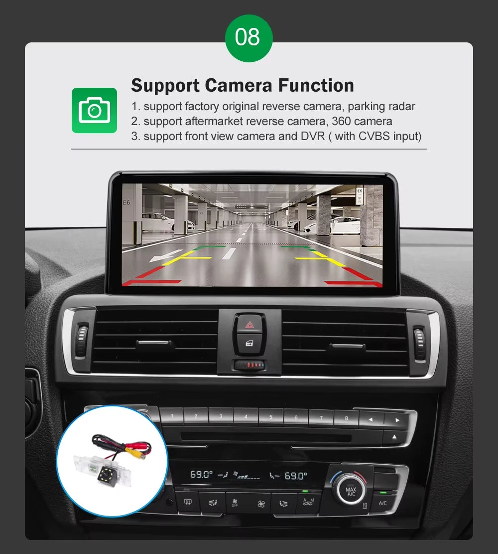 AUTOTOP 10.25â€1920*720 Wireless Carplay Android Auto Car multimedia player for F20 F21 F22 F30 F31 F32 F33 F34 F36 NBT 2013-2017