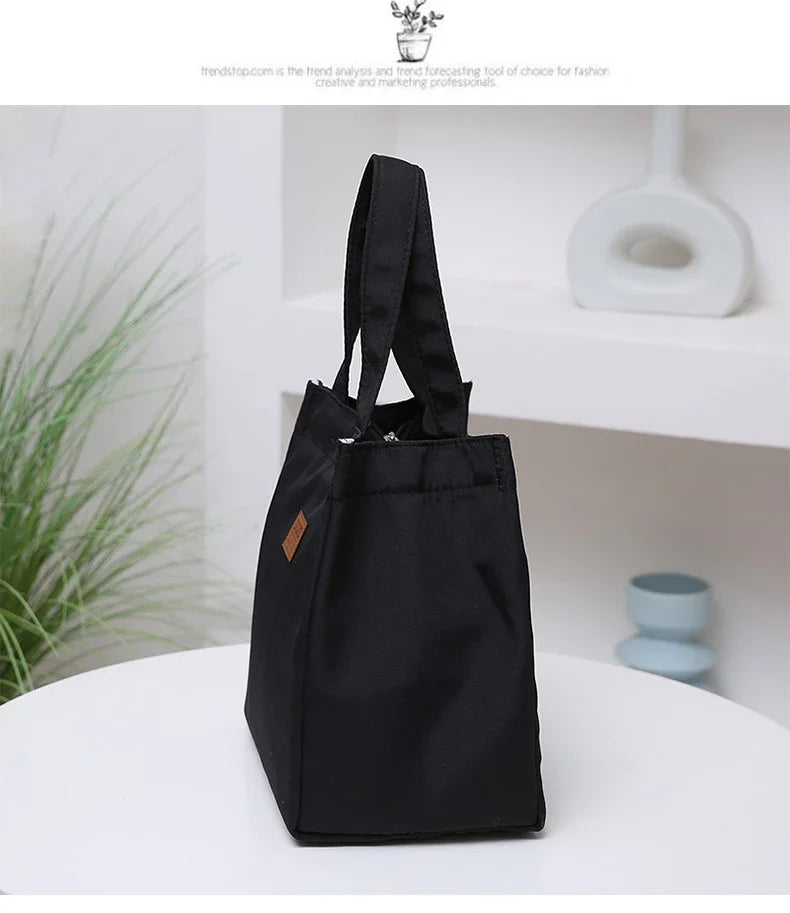 Large Capacity Insulated Lunch Bag – Aluminum Foil Thermal Tote