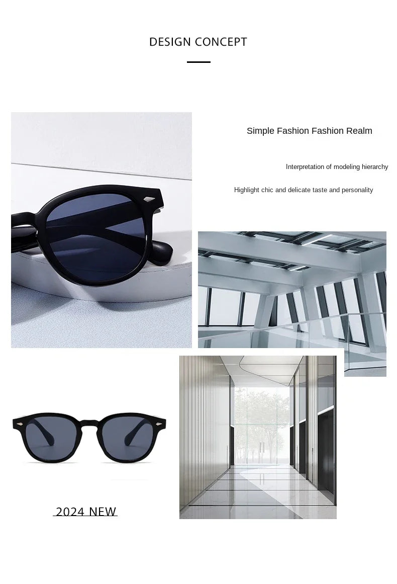 New Vintage Rectangle Sunglasses Men Women Luxury Brand Designer Square Sun Glasses Fashion Men Sun Glasses Oculus Christmas