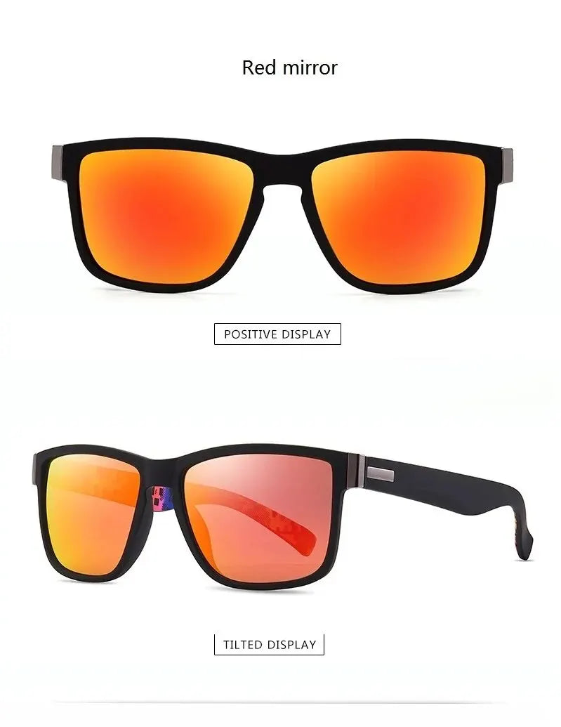 Fashionable Men Women Sunglasses Luxury Brand Designer Sun Glasses Vintage Square Driving Fishing Man Eyewear