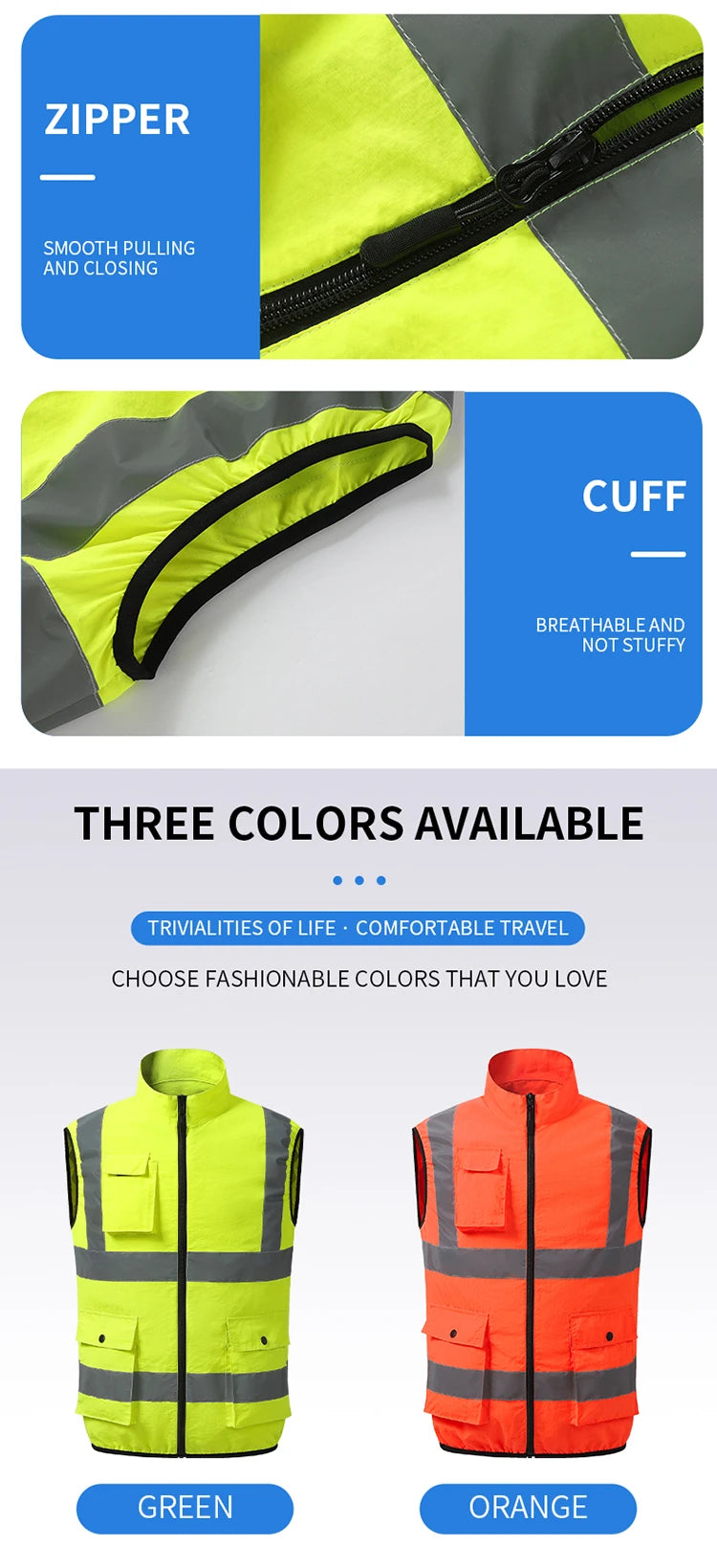 Summer Cooling Labor Protection Clothing, Breathable and Ventilated Fan Suit, Sanitation Reflective Vest, Heatstroke Prevention