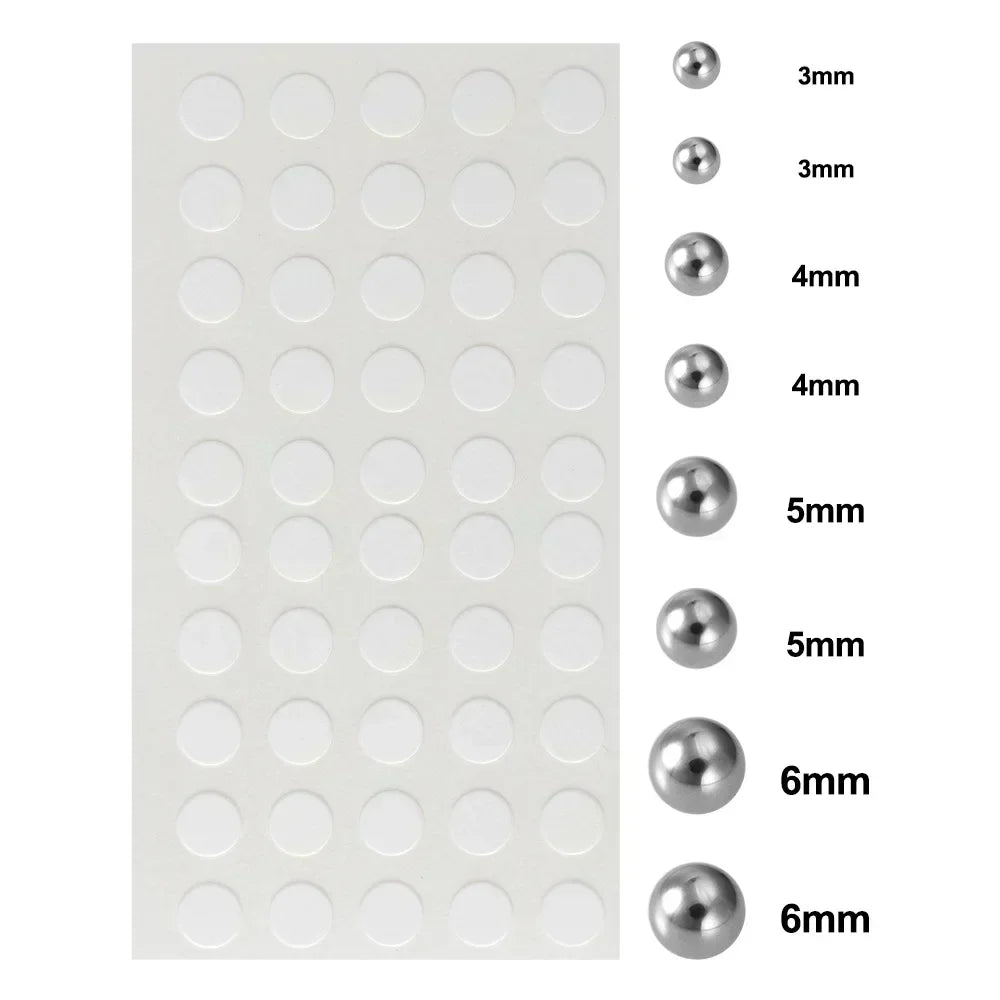 180pcs Metal Fake Nose Ring Stickers Non Piercied Lip Nails Ear Stud for Women Men Pack Fake Eyebrow Lip Piercing Body Jewelry