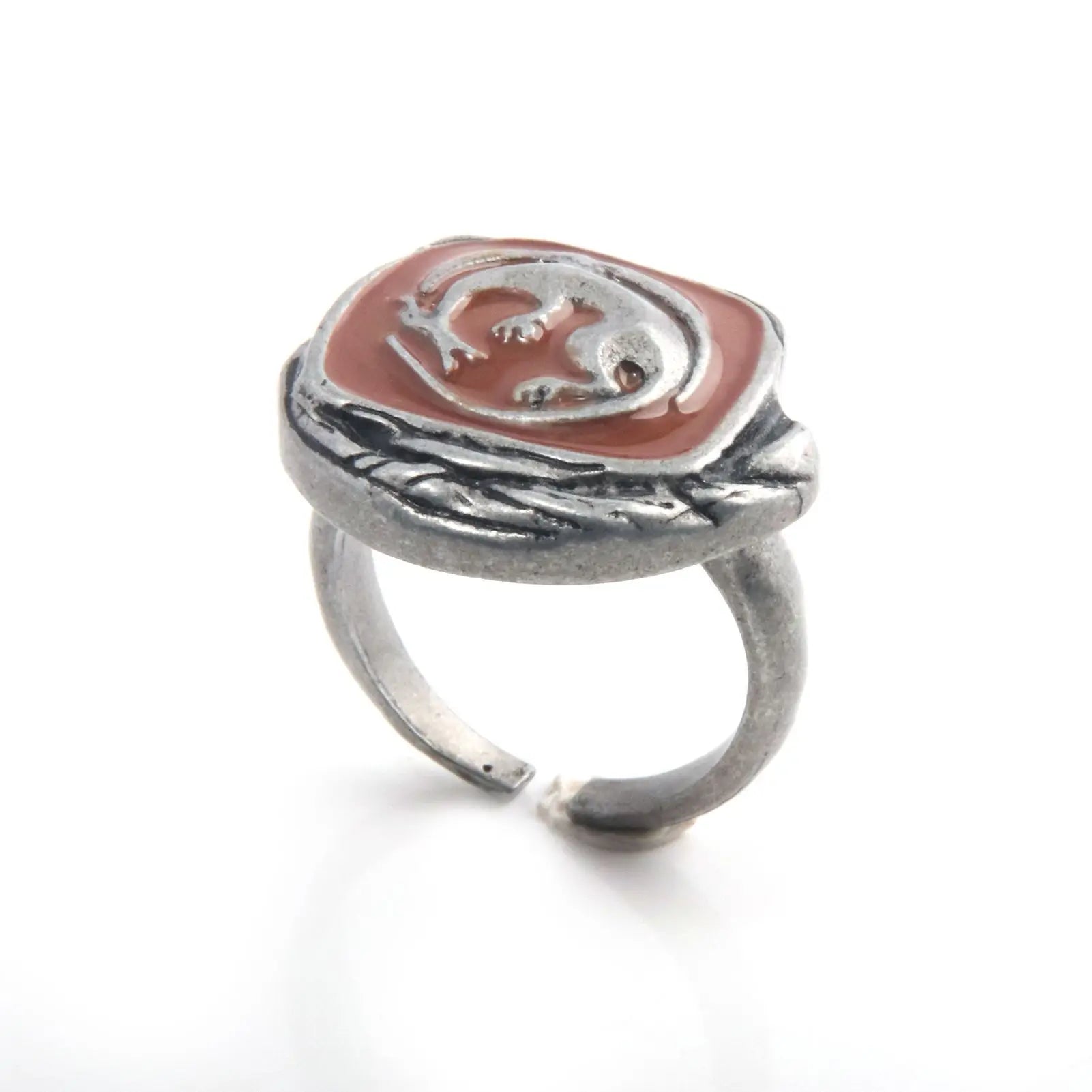 Game Dark Souls Series Men Rings Havel's Demon's Scar Chloranthy Badge Adjustable Ring Male Fans Cosplay Jewelry Accessories