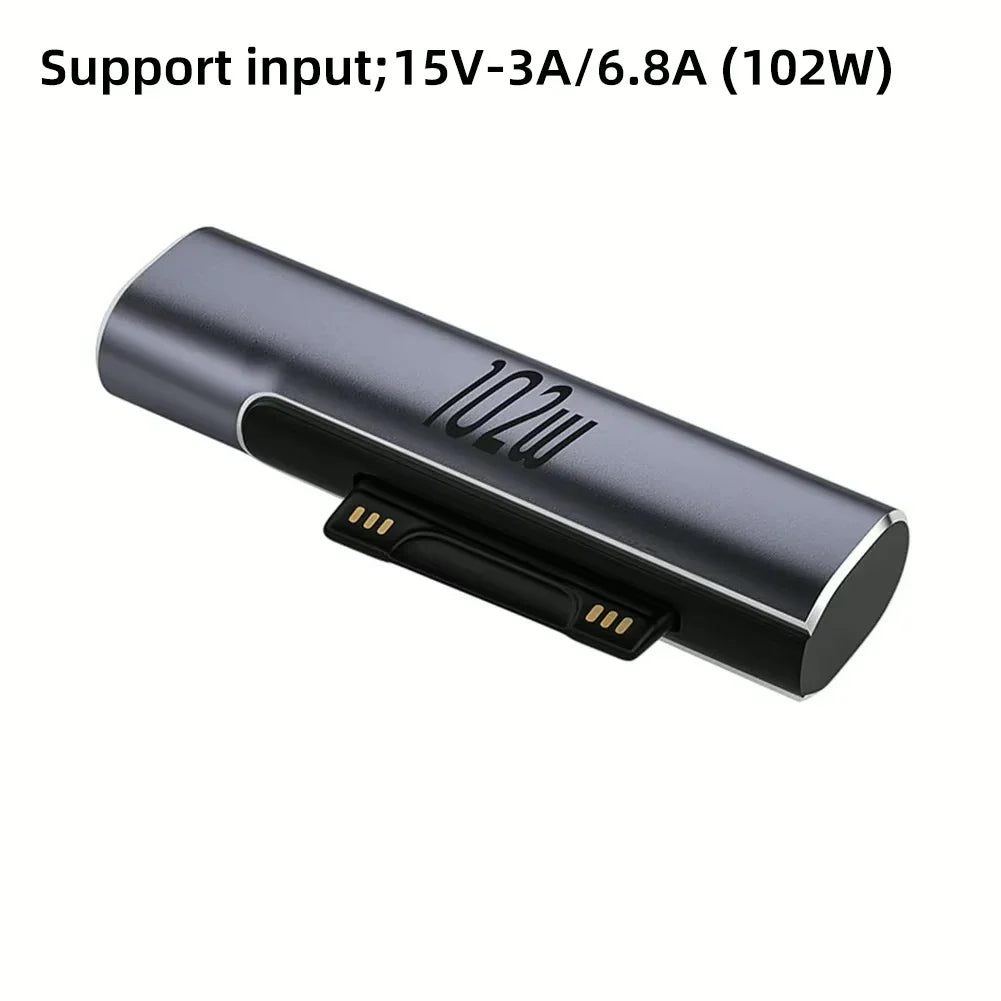 15V 3A Type C Power Supply Charger Adapter USB C PD Charging Cable for Microsoft Surface Pro 8/7/6/5/4/3 Laptop Book 3/2/1 GO
