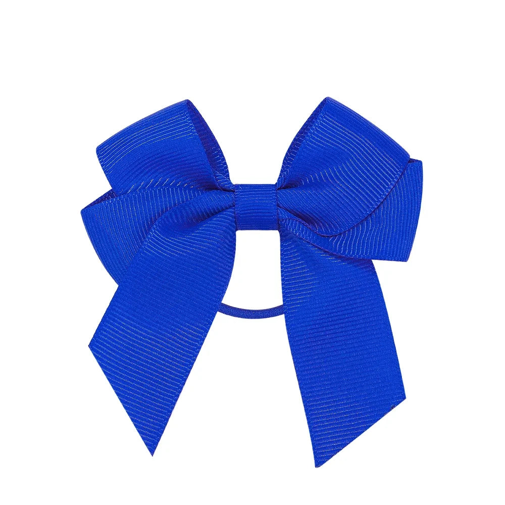 3.15inches Solid Color Hair Ribbon Hair Band for Girls Toddler Cheer Up Bows Head Rope Kids Headwear Ponytail Hair Accessories - EXPRESS STORE
