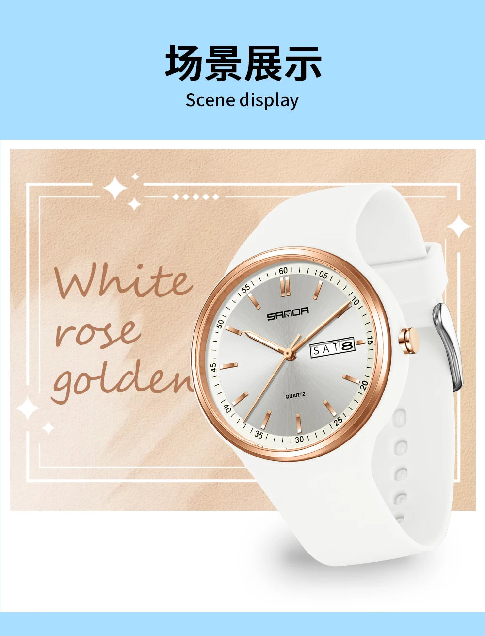 SANDA Top 6213 Male and Female Student Watches Casual Simple Dual Calendar Fashion Male and Female Student Quartz Watches 2025