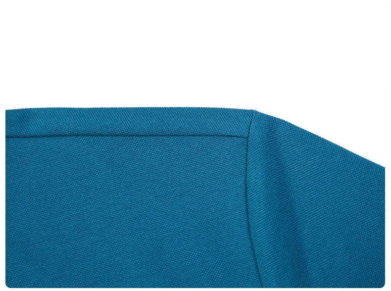 Luxury brand short sleeve polo shirt men fashion simple solid color summer new mercerized cotton breathable casual lapel T shirt