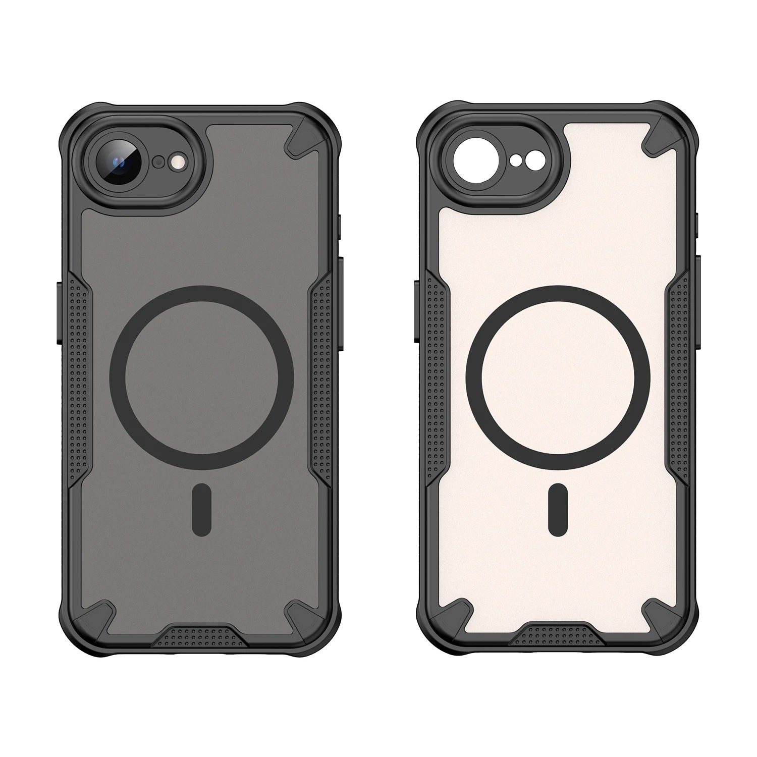 Translucent Matte Armor Case For iPhone 17e Skin-Friendly Matte Full Back Case For iPhone 17e Cover For iPhone 17e/16e Case