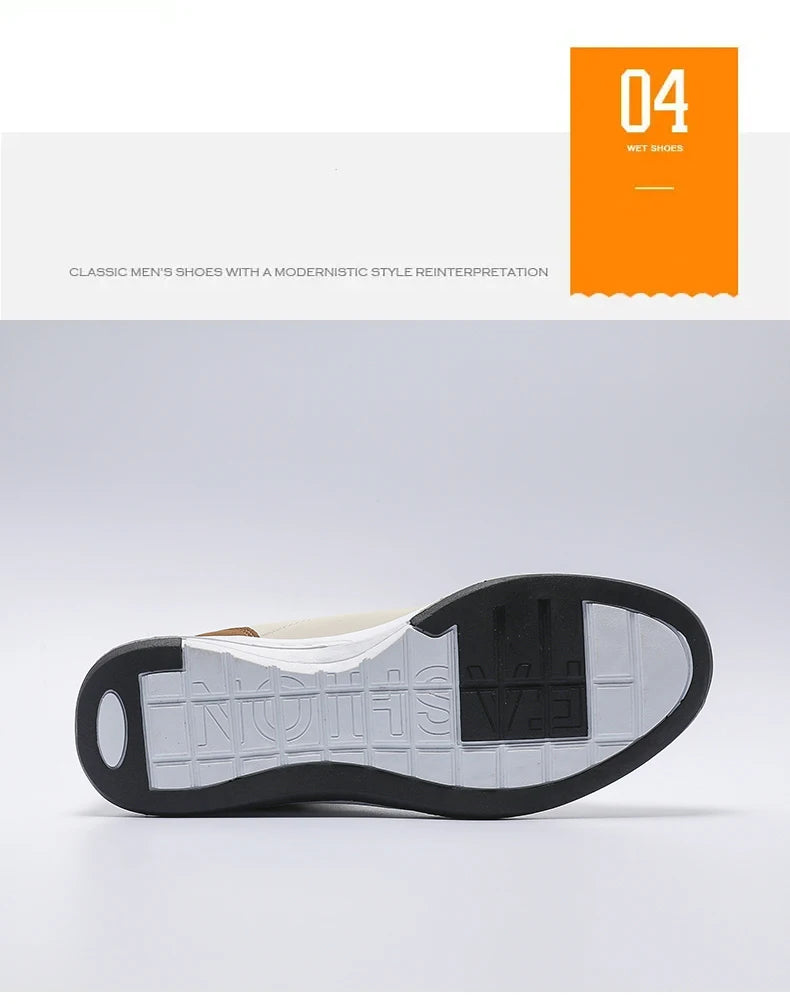 Pu Leather Men Shoes Sneakers Trend Casual Skateboarding Shoes Male Sneakers Non-slip Footwear Men Vulcanized Shoes Men Sneaker