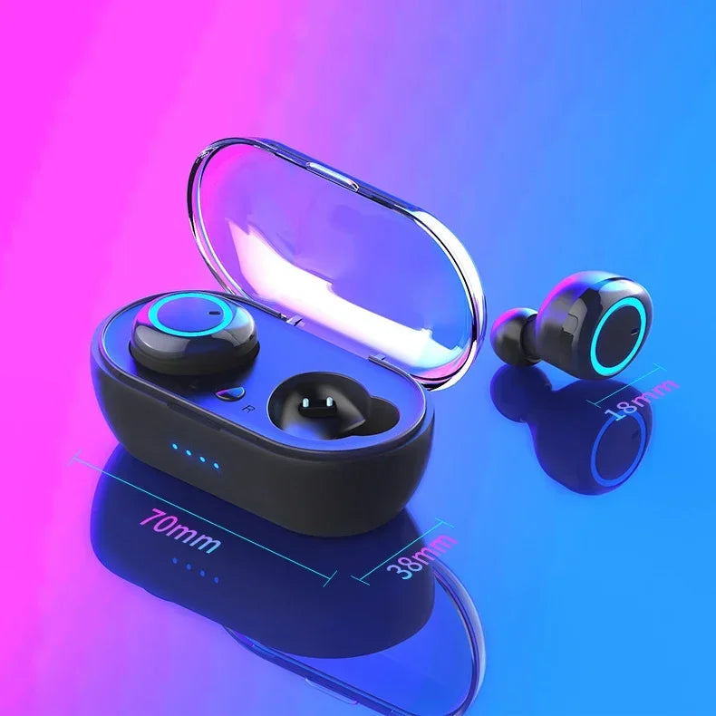 New style TWS Y30 Bluetooth Sports Headphones Y30Wireless Bluetooth 5.0 touch sports noise-cancelling headphones with microphone