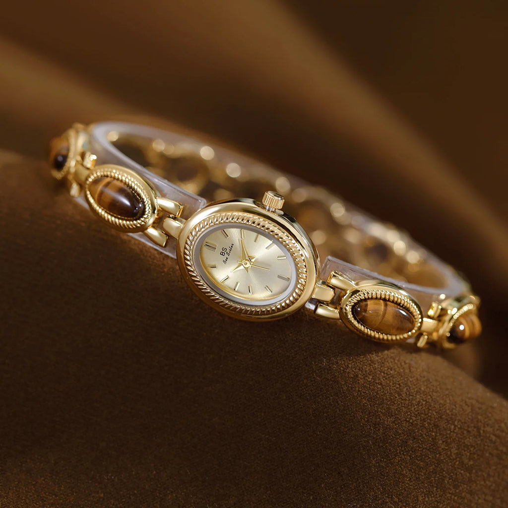 Women Bracelet Watches For Ladies Wrist Watches 2025 Top Brand Luxury relogio feminino Gold Oval Rhinestone dropshipping Fashion