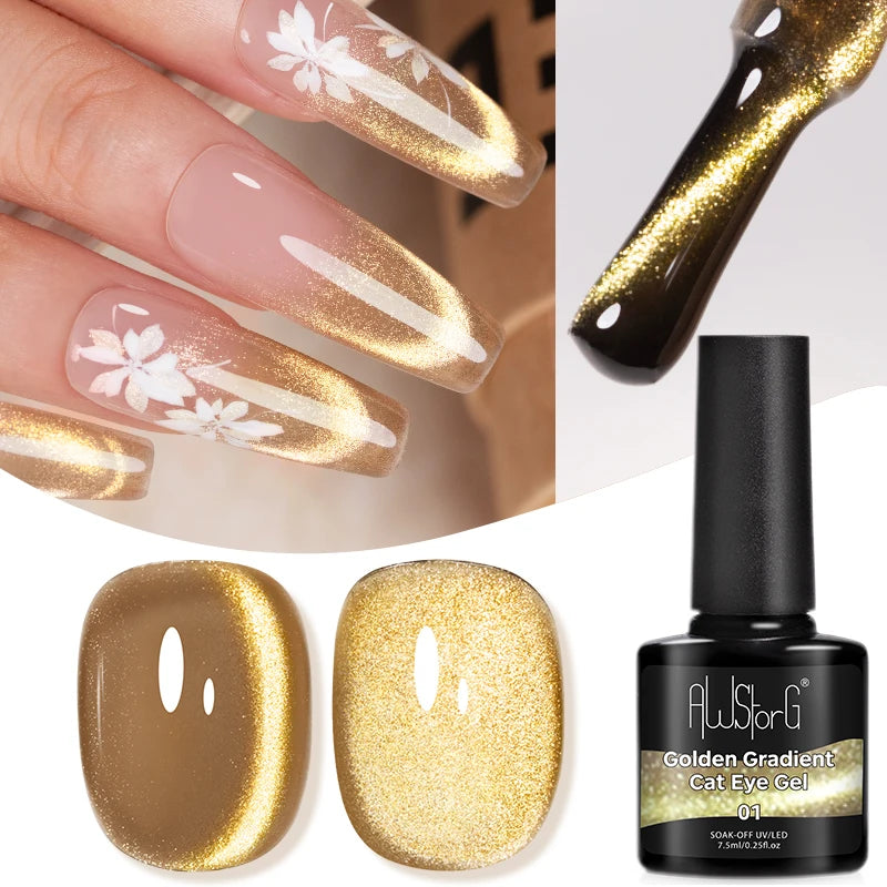 AWStorG 15ML Nail Tips Glue Gel For Falses Nail Tips Fast Extension 3 IN 1 Function Nails Art Transparent Gel Polish Soak Off UV