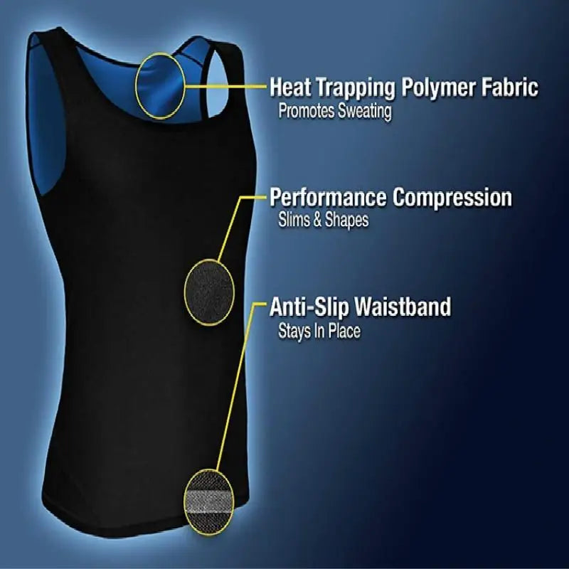 Men Gym Sportswear Sweating Clothing Weight Loss Fat Burner Fitness Sauna Sweat Suits Body Shaper