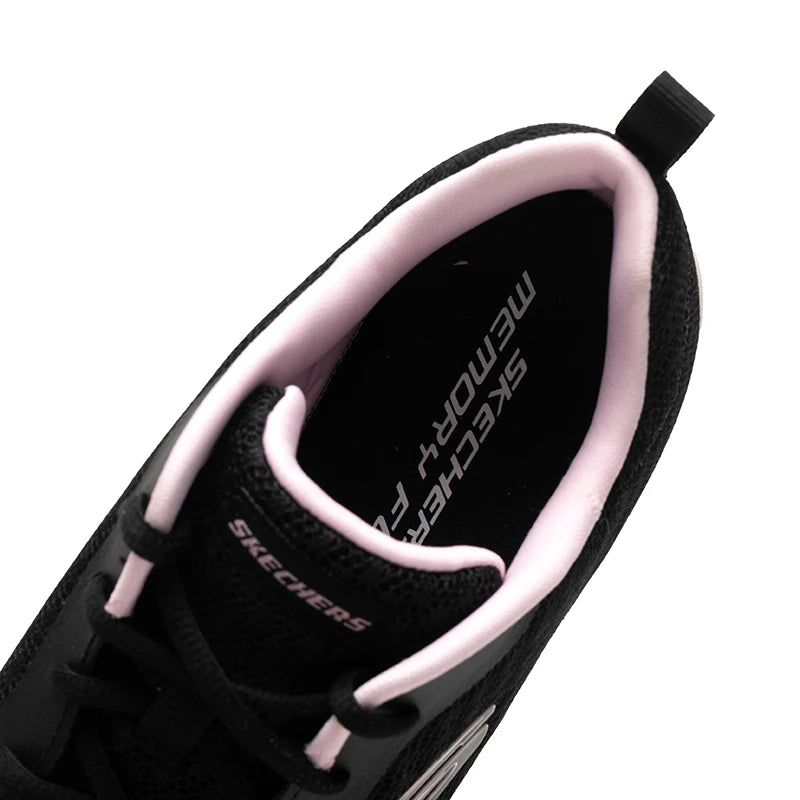 Skechers Women's Running Shoes, Sports Shoes, Walking Shoes, Breathable Soft-Soled Mesh Mom Shoes, Casual Shoes 149542-Bkpk