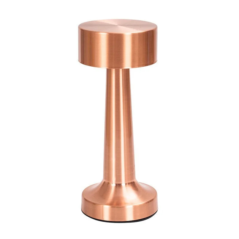 Retro Table Lamp Metal Touch Decor for Bar Coffee Table Restaurant Decoration Light Desk LED Rechargeable Night Lights Bedroom