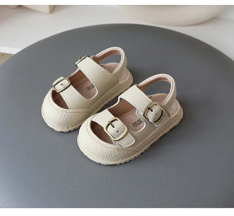 Korean Style Sport Sandal for Children Summer Toddler Shoes Soft-soled Non-slip Student Beach Sandals for Kids Boys Girls H05303